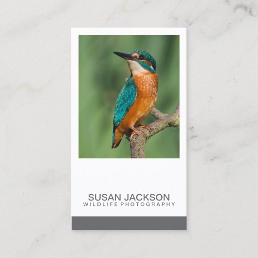 二つのイメージの写真撮影の名刺 名刺 (正面)