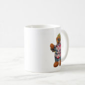 二つのイメージのKer'Dのフランネルのワイシャツのマグ コーヒーマグカップ (正面右)