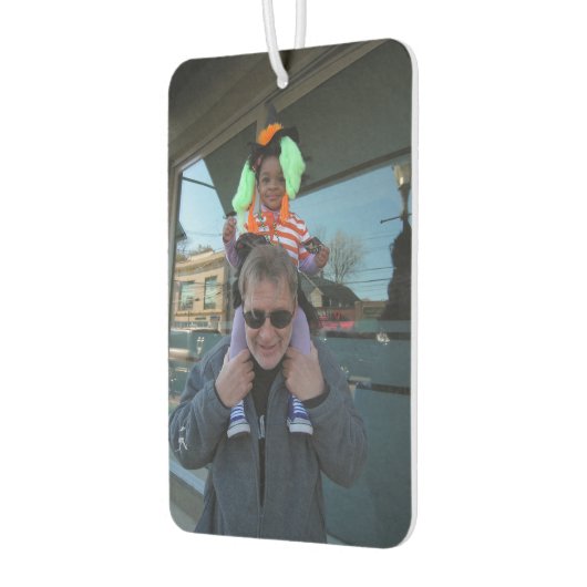 二つのイメージデザイン独自の写真 カーエアーフレッシュナー (左)