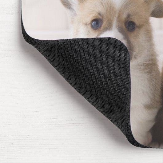 二つのウェルシュコーギー座る マウスパッド (コーナー)