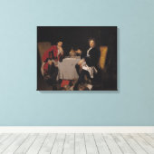 二つのエピクロス キャンバスプリント (インサイチュ (ウッドフロア))