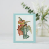 「二つのクリスマスエンジェル」のはがき シーズンポストカード (スタンド正面)