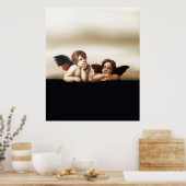 二つのケルビエンジェル ポスター (キッチン)