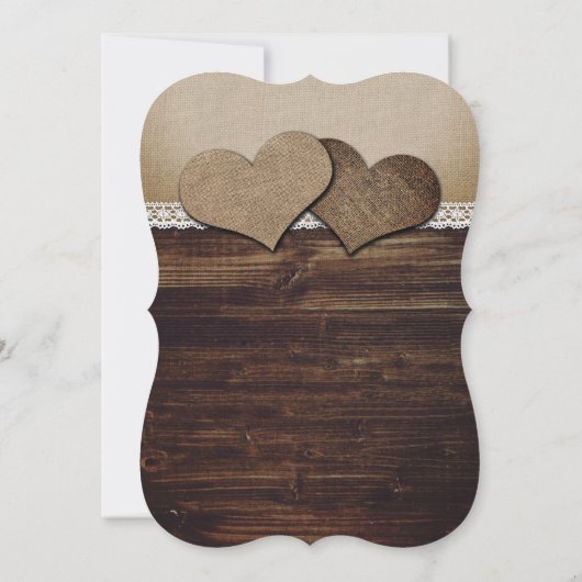 二つのハートが一つの素朴国の倉庫にな結婚る セーブザデート (裏面)