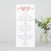 二つのハート結婚の メニュー (スタンド正面)