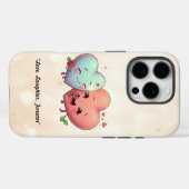 「二つのハート統一された」 Case-Mate iPhoneケース (裏面 (横))