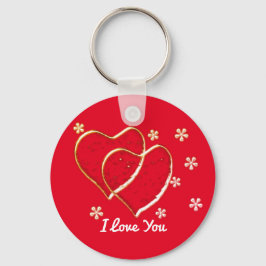 二つのハート，ロマン結婚ティックの。パーソナライズされたkeychai キーホルダー