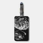 二つのバラ ラゲッジタグ (裏面縦)