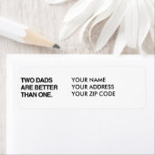 二つのパパは一つより良い ラベル (インサイチュ)