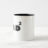 二つのパパ ツートーンマグカップ (中央)