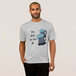 二つのビールが上に向かって進む！ Tシャツ