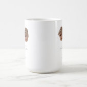 二つのベビー顔写真ギフト孫の父の日 モーフィングマグカップ (中央)