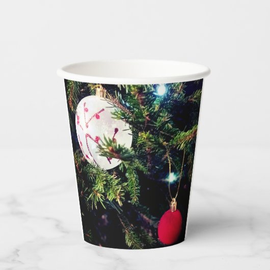 二つのボーブル 紙コップ (正面)