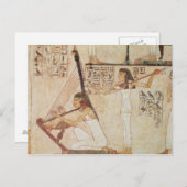 二つのミュージシャン、レフムレの墓から ポストカード (正面/裏面)