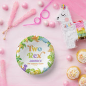 二つのレックス恐竜の二番目の誕生日パーティー ペーパーボウル (パーティー)