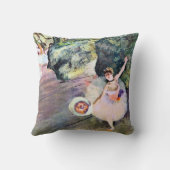 二つのヴィンテージバレエとバレリーナbyエドガー・デガス クッション (裏面)