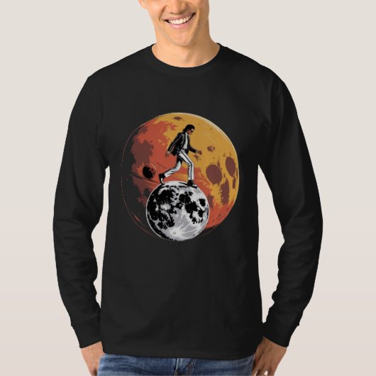 二つの世界を歩く Tシャツ (正面)