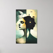 二つの世界 キャンバスプリント (正面)