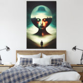 二つの世界 キャンバスプリント (インサイチュ (寝室))