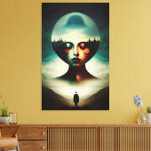 二つの世界 キャンバスプリント (インサイチュ (リビング))