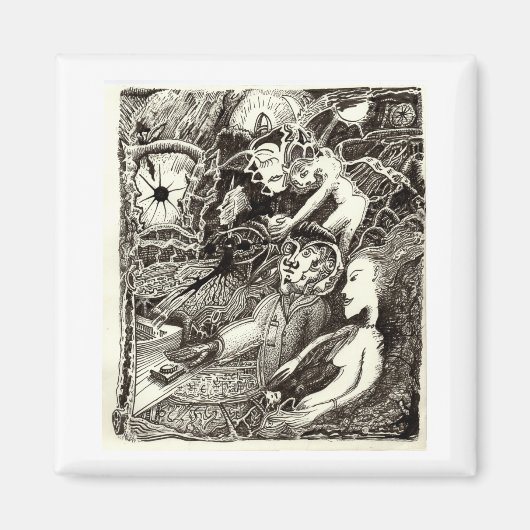 二つの世界 マグネット (正面)