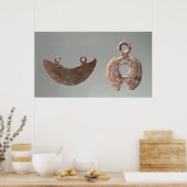 二つの剃刀は、ハルスタット墓地から ポスター (キッチン)