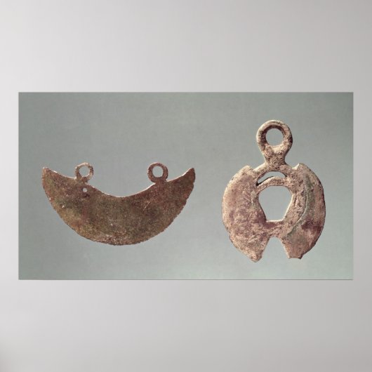 二つの剃刀は、ハルスタット墓地から ポスター (正面)