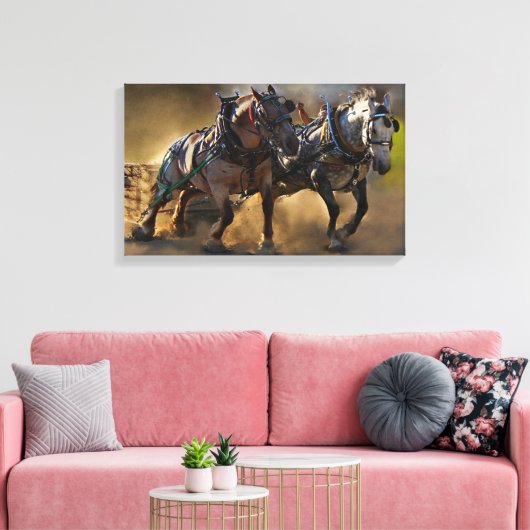 二つの力 キャンバスプリント (インサイチュ (リビング))