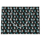 二つの合法やめ誕生日  ラージペーパーバッグ (正面)