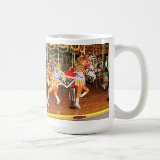 二つの回転木馬ウズシアトルズー コーヒーマグカップ (右)