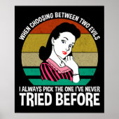 二つの害悪の中から選択するとき ポスター (正面)