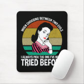 二つの害悪の中から選択するとき マウスパッド (マウス)