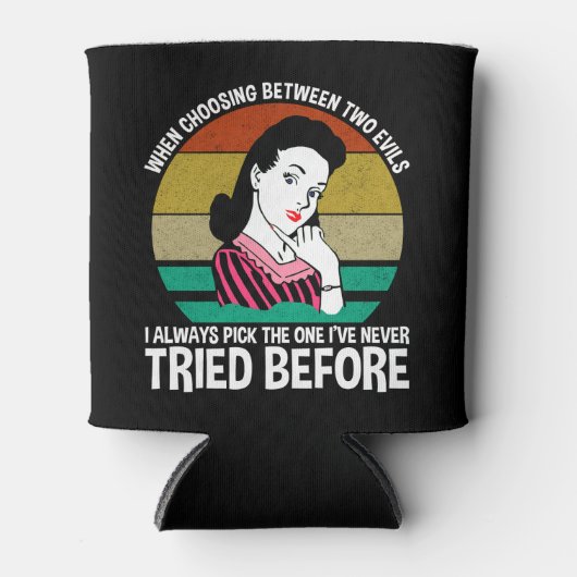 二つの害悪の中から選択するとき 缶クーラー (正面)