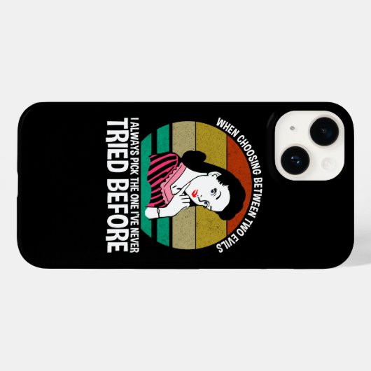 二つの害悪の中から選択するとき Case-Mate iPhoneケース (裏面 (横))