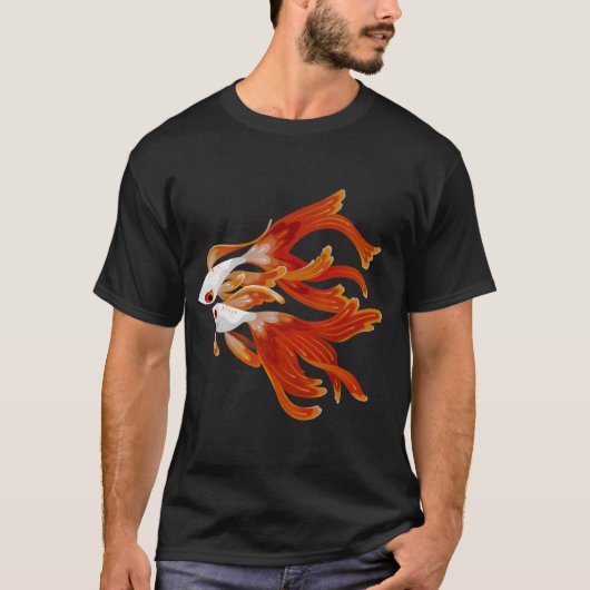 二つの彗星 Tシャツ (正面)