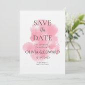 二つの心が出会うウェディング招待状 招待状 (スタンド正面)