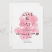 二つの心が出会うウェディング招待状 招待状 (正面/裏面)