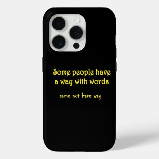 二つの文章のお話:面白い言葉遊び Case-Mate iPhoneケース (裏面)