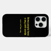 二つの文章のお話:面白い言葉遊び Case-Mate iPhoneケース (裏面 (横))