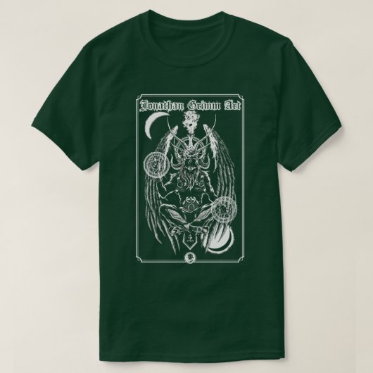 二つの月の光の下で Tシャツ (デザイン正面)