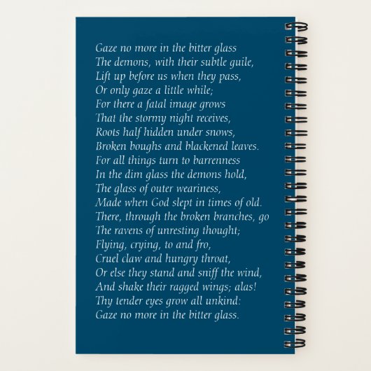 「二つの木」二つの日記/ ノートブック (裏面)