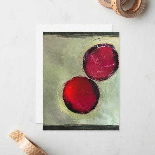 二つの果実 ノートカード (正面/裏面インサイチュ)