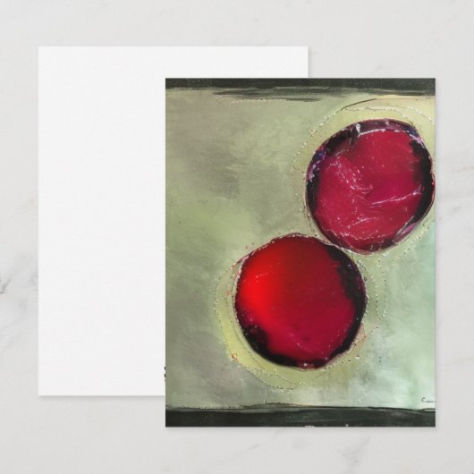 二つの果実 ノートカード (正面/裏面)