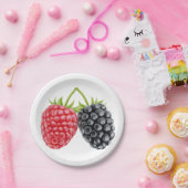 二つの果実 ペーパープレート (パーティー)