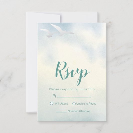 二つの海群 出欠カード (正面)