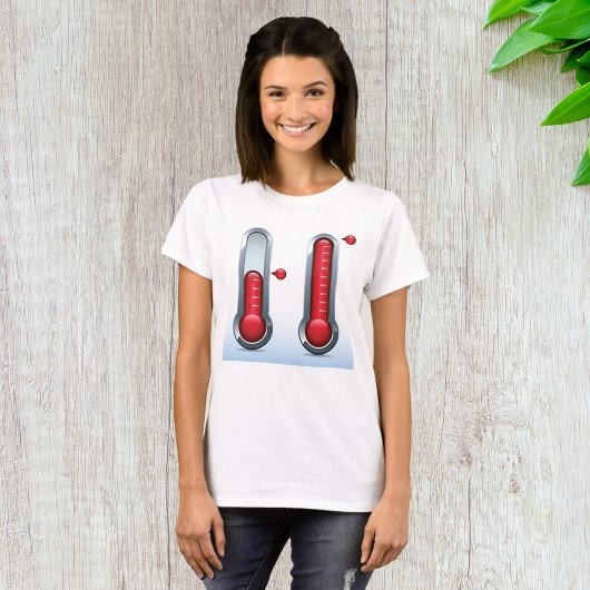 二つの温度計 Tシャツ