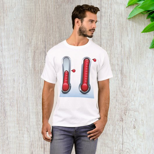 二つの温度計 Tシャツ