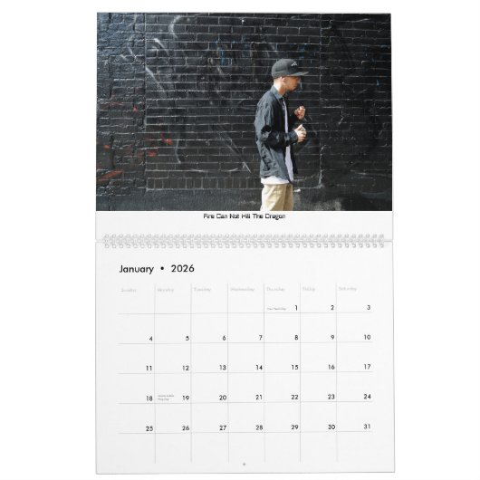 二つの矢の寓話 カレンダー (1月 2026)