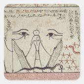 二つの神秘的な目は スクエアシール (正面)