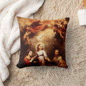 二つの神-聖なる家-ムリロ クッション (ブランケット)